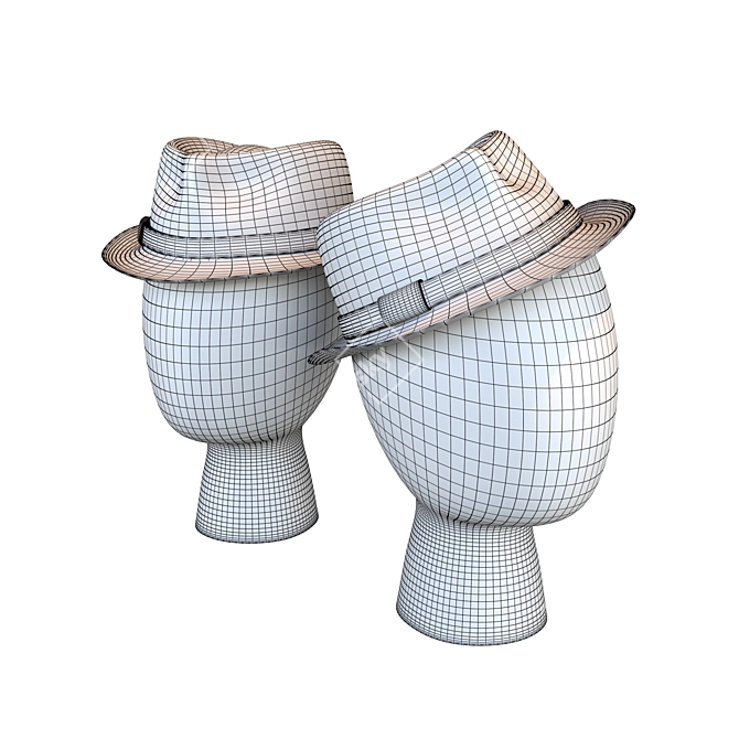 Poly Edit Converter Hat 3D model image 4