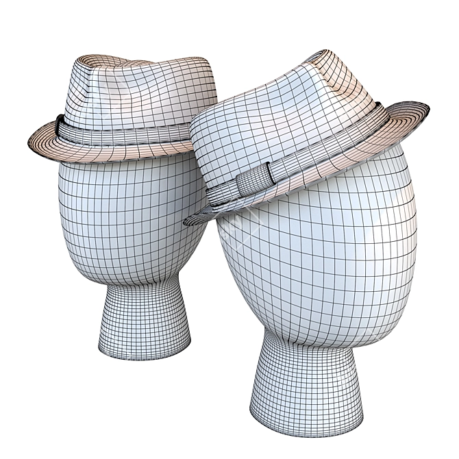 Poly Edit Converter Hat 3D model image 8