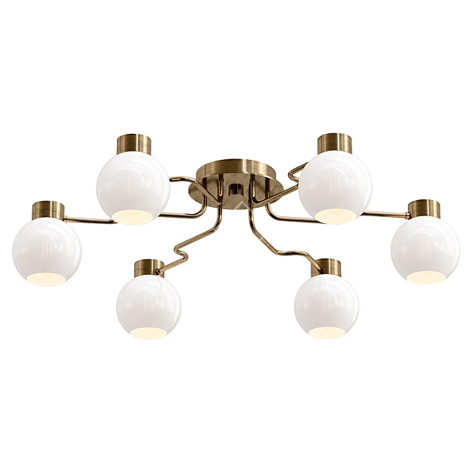 Elegant Citilux Otto Model Chandelier 3D model image 1