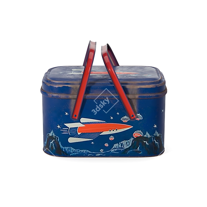Vintage Lunch Box 3D Models 3D model image 6