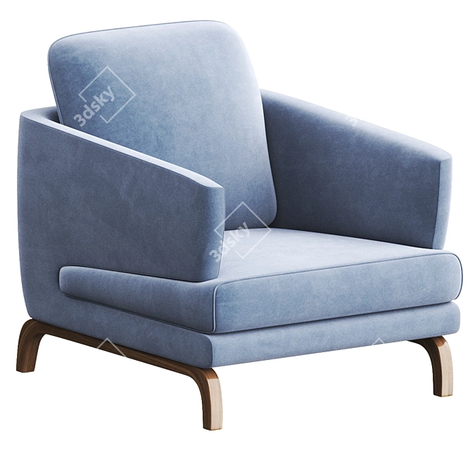 Modern ESPRIT Armchair Max Divani 3D model image 3