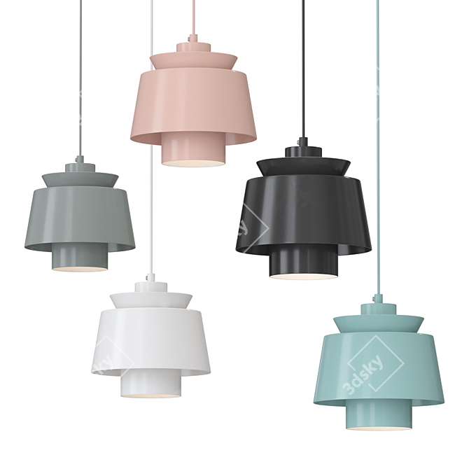 Scandinavian Style Minimalist Pendant Light 3D model image 1