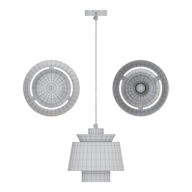 Scandinavian Style Minimalist Pendant Light 3D model image 3