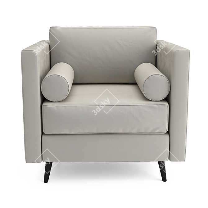 Convertible Armchair Steven 3D model image 2