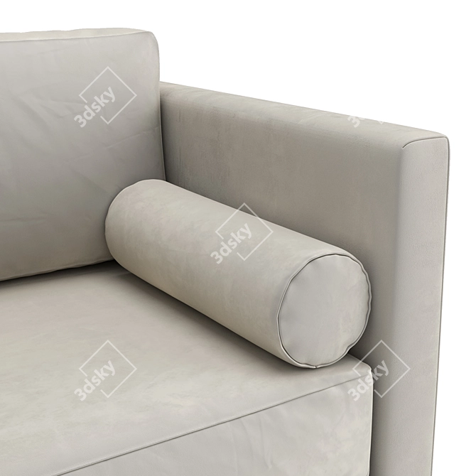 Convertible Armchair Steven 3D model image 4