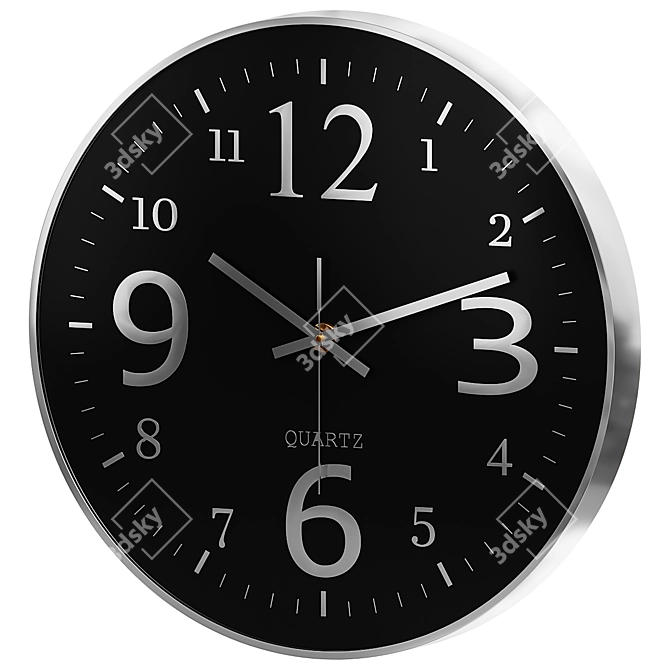 Elegant Wall Clock L924J-2 3D model image 1