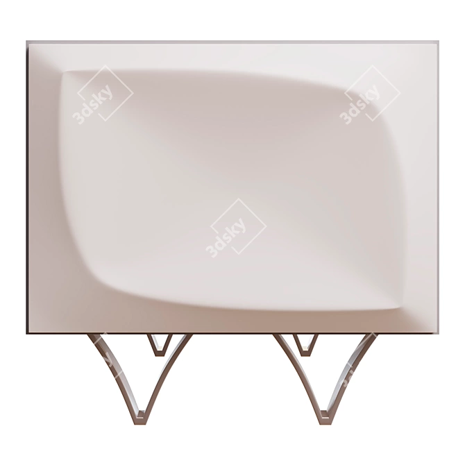 Quadra Garda Decor Nightstand 3D model image 1