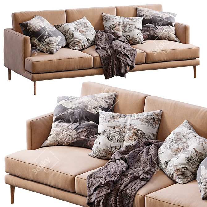Bonaldo Paraiso Modern Sofa, 2013 3D model image 1