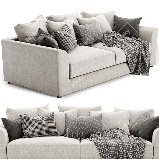 Elegant Jessie Sofa | Plush Airforce 3D model image 3