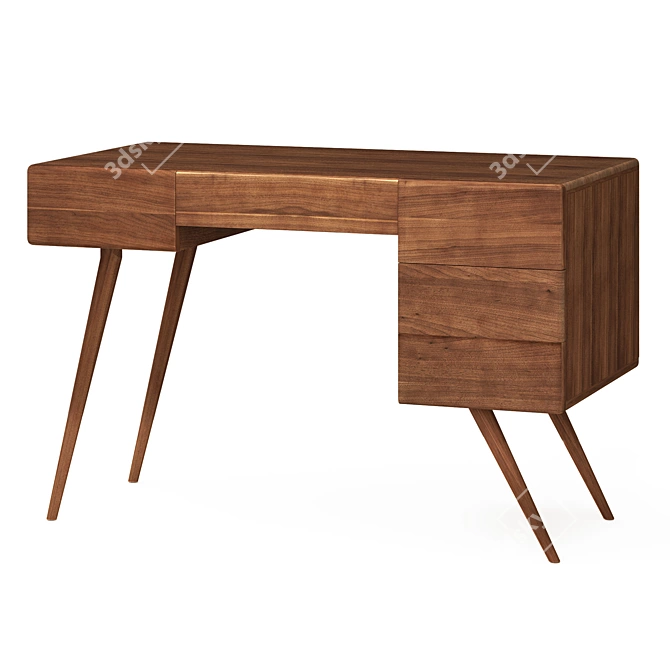 Hackney Writing Desk 3D model image 1