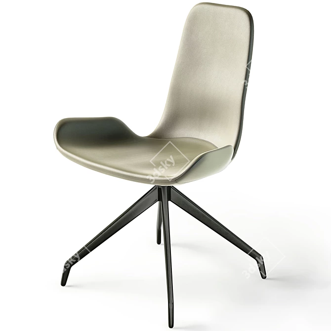 Ergonomic Flamingo Chair by Cattelan 3D model image 3