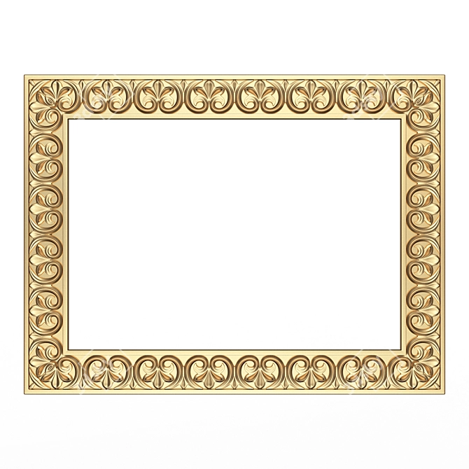 Versatile Classic Frame 3D Model 3D model image 1