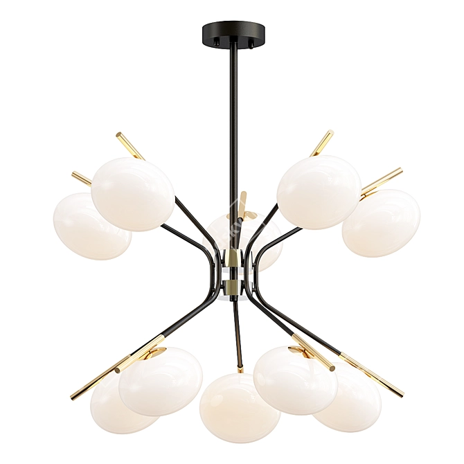 Sleek Levity Design Lamp 3D model image 1