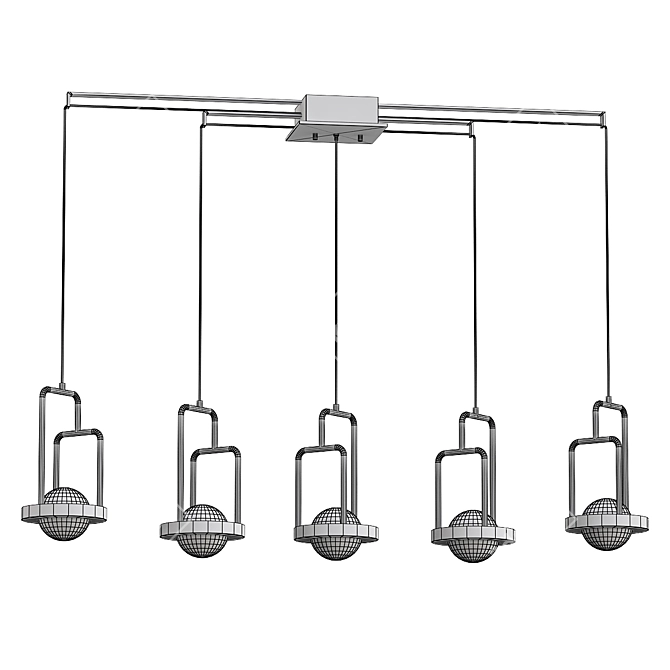 Elegant Dighton CH Lamp Model 3D model image 2