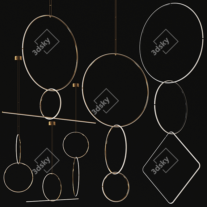 Flos Arrangements Collection Lighting Fixtures 3D model image 3