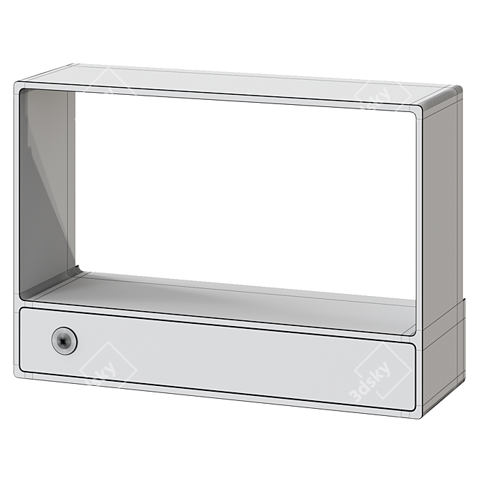 Sleek Kira Wall Lamp Fixture 3D model image 3