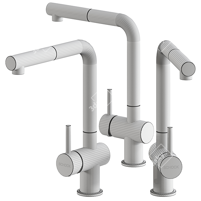 Premium Schock Epos Mixer Unit 3D model image 2