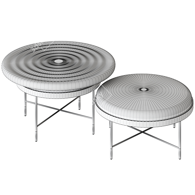 Contemporary Bilboquet Coffee Table - Vray/Corona 3D model image 3