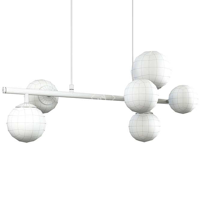 Sleek Metal-Glass 3D Model 3D model image 2