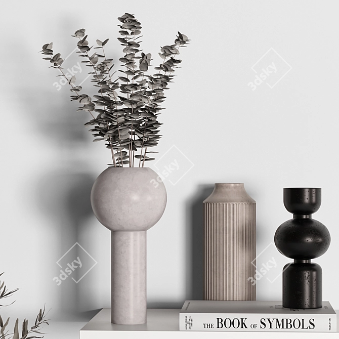 High-Quality Decorative Set for 3dsMax 3D model image 11