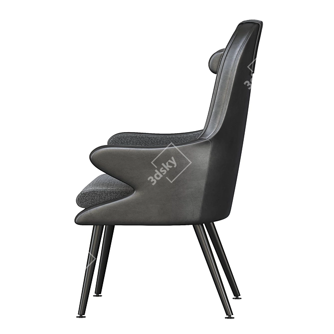 Kaia Lounge Chair 2015 Render 3D model image 4