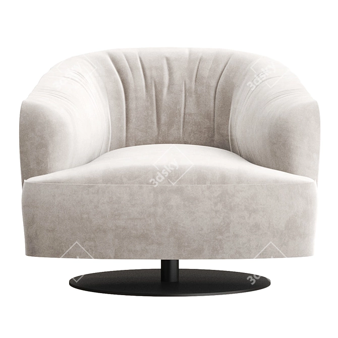 NICOLINE DIGA Swivel Armchair 3D Model 3D model image 4