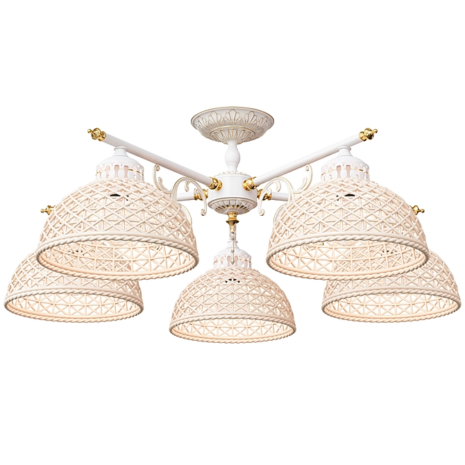Elegant Citilux CL415251 Chandelier 3D model image 1