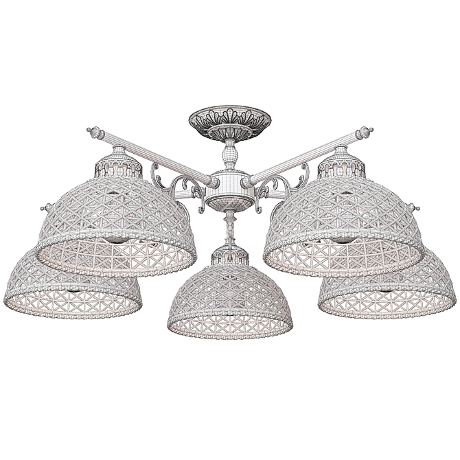 Elegant Citilux CL415251 Chandelier 3D model image 2