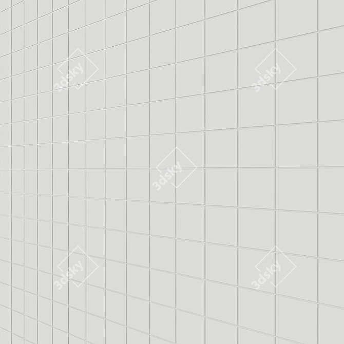 Kingston Mosaic Tile: Geometric Pattern 3D model image 7