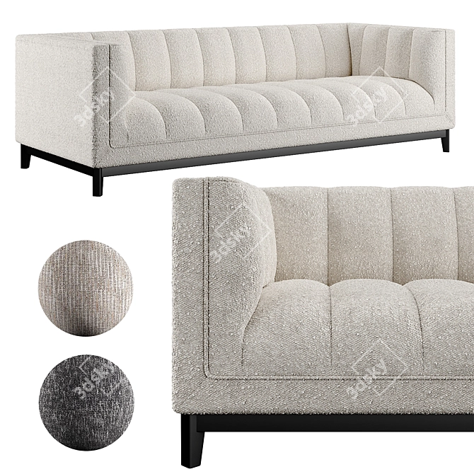 Eichholtz Sofa Ditmar Collection 3D model image 1