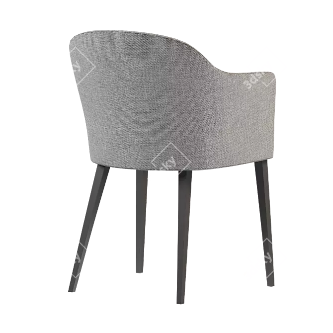 Elegant Grace Chair by Porada 3D model image 2