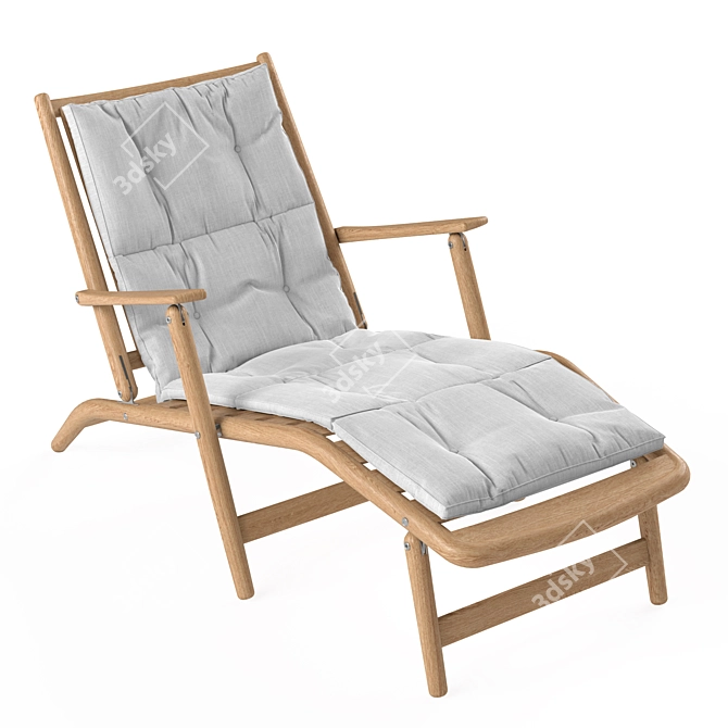 Roda Levante LongChair 3D Model 3D model image 9