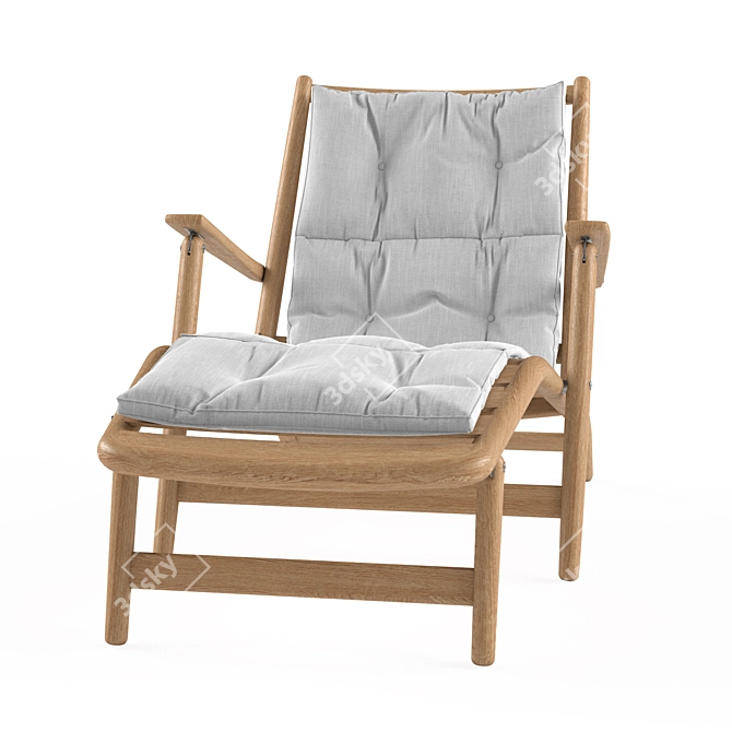 Roda Levante LongChair 3D Model 3D model image 10