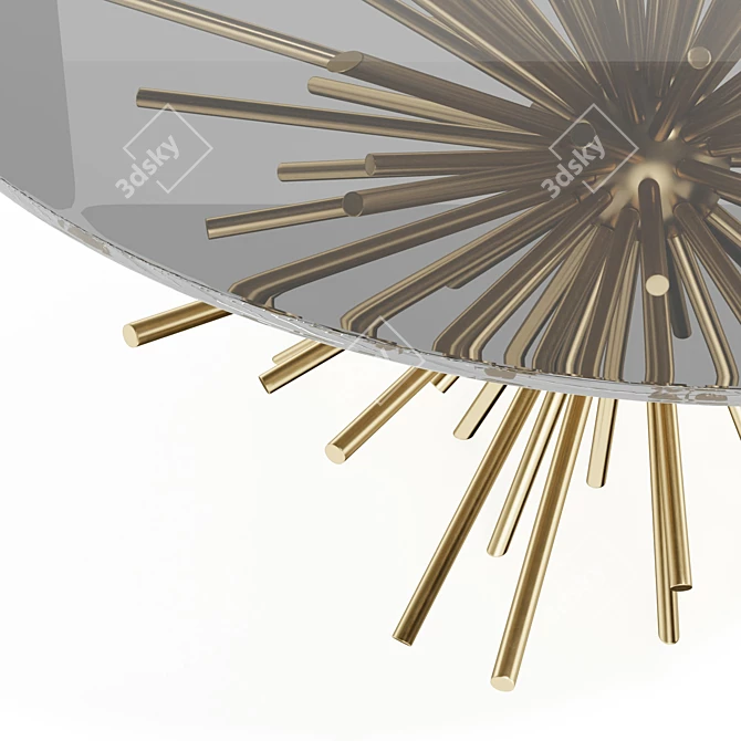 Cosmic Orb Steel Coffee Table 3D model image 5