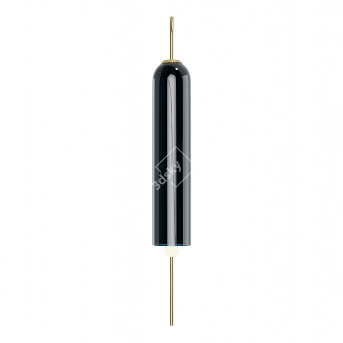 Elegant Classic Floating Lighting Fixture 3D model image 2