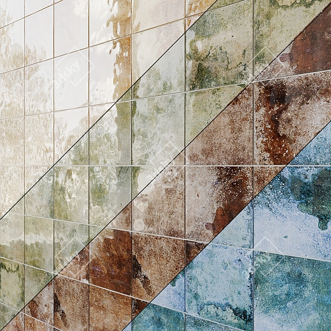 Ivy Hill Tile Geometric Mosaic 3D model image 1