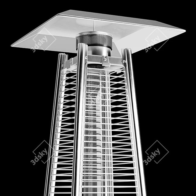 Propane Pyramid Patio Heater: 42,000 BTU 3D model image 4