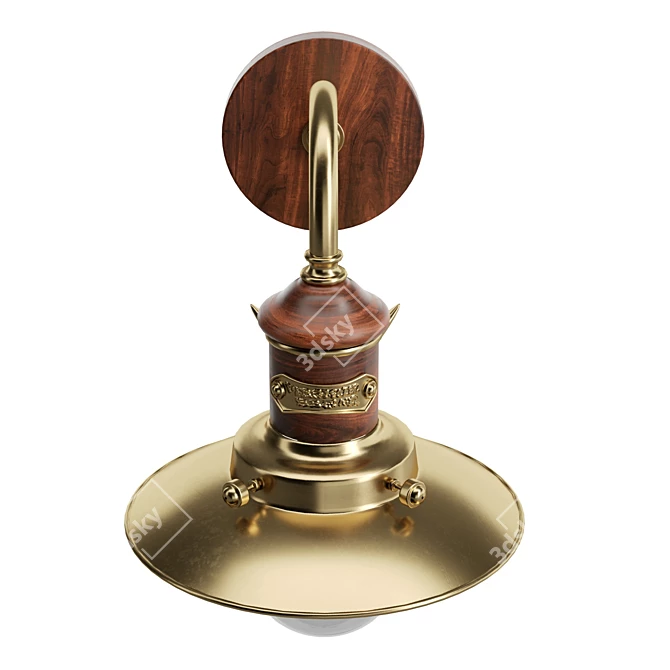 Adelaide Sconce in Aged Copper 3D model image 3