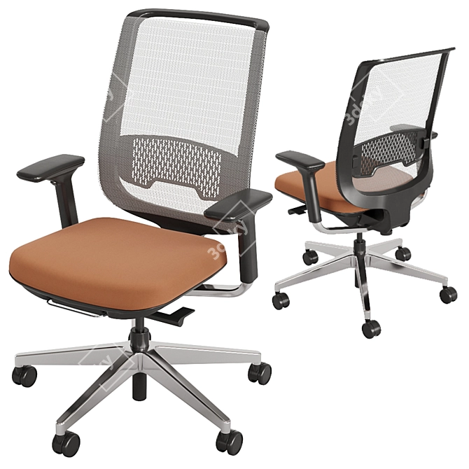 Steelcase Reply Air Single Model 3D model image 4