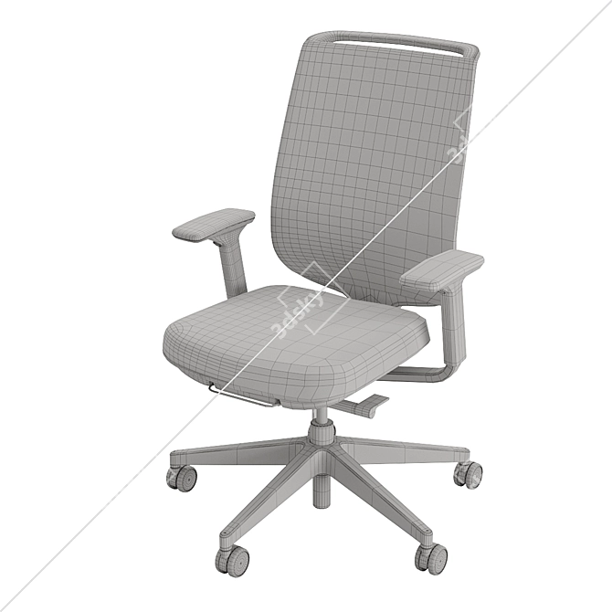 Steelcase Reply Air Single Model 3D model image 2