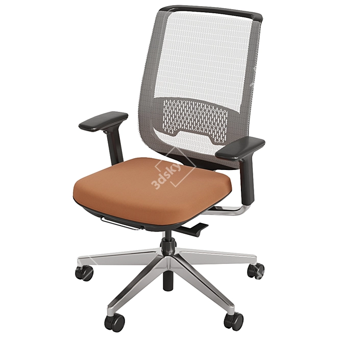 Steelcase Reply Air Single Model 3D model image 3