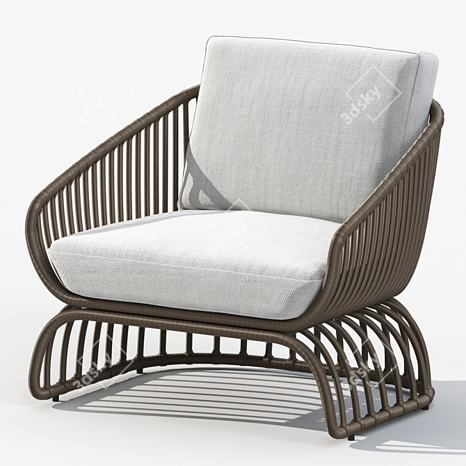 Alaro Lounge Chair by Ann Marie Vering 3D model image 1