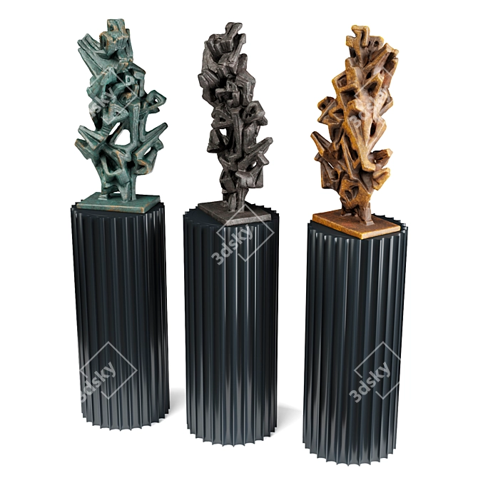 Umberto Mastroianni Sculpture Figure 3D model image 4