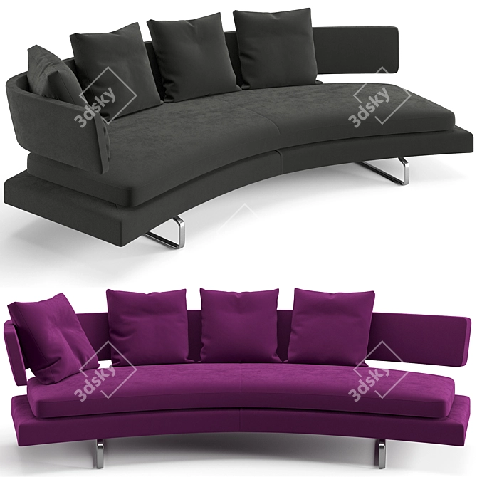 Modern B&B Italia Arne Sofa 3D model image 1