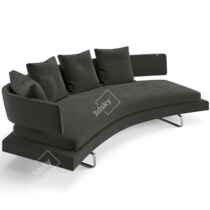 Modern B&B Italia Arne Sofa 3D model image 2