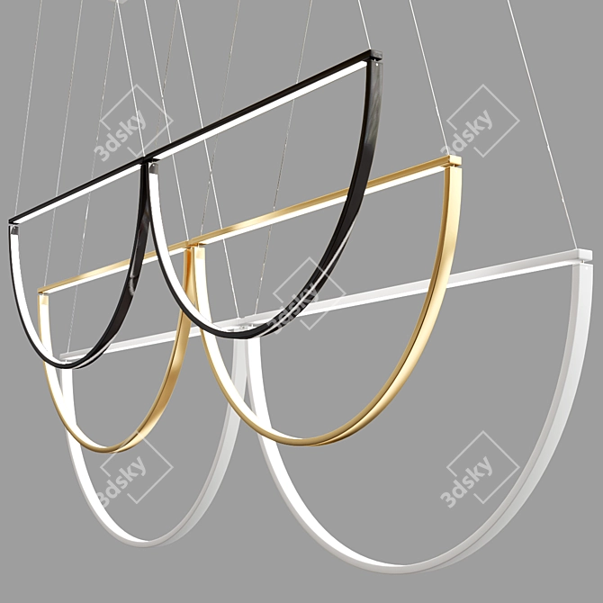 Chord Pendant Lamp Collection 3D model image 3
