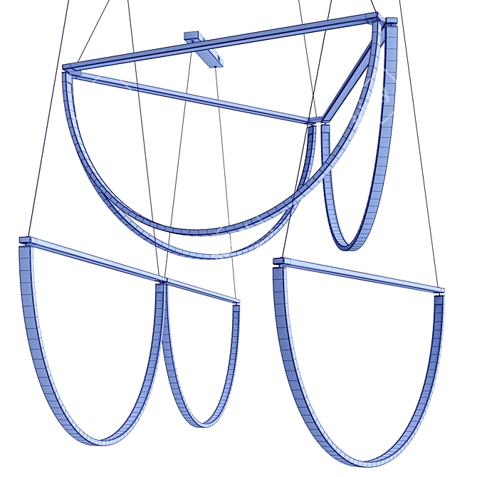 Chord Pendant Lamp Collection 3D model image 4