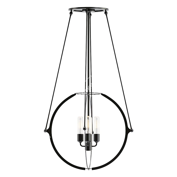 Cosmic Glow Pendant 3D model image 1