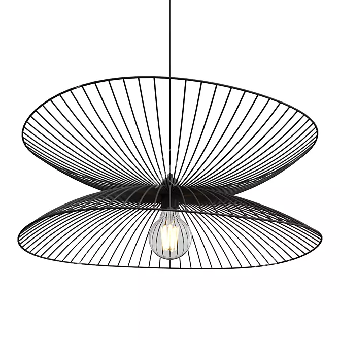 Modern Dragonfly Pendant Light 3D model image 1