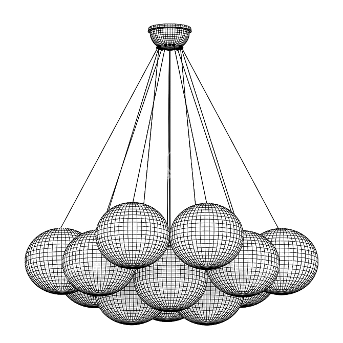Cielo Ogden Chandelier: Elegant Illumination 3D model image 5